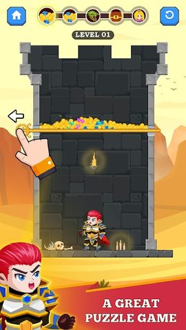 Screenshot 1: Hero Rescue