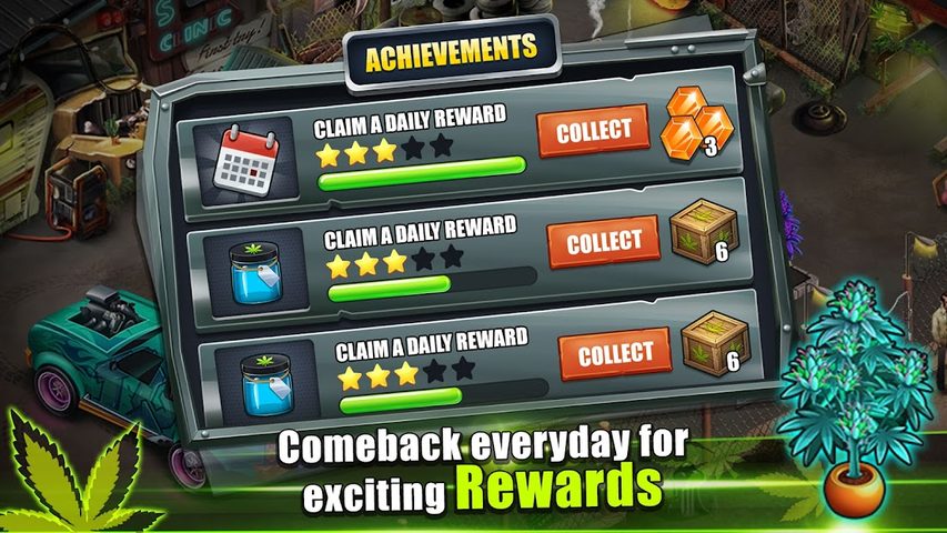 Screenshot 3: Idle Weed Farm Tycoon : Grow Bud & Build Empire