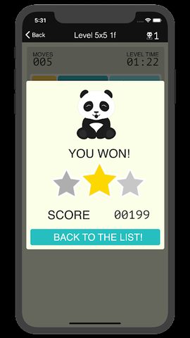 Screenshot 3: Panda Tiles