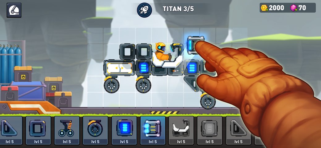 Screenshot 2: Rovercraft 2: Race a space car 4+