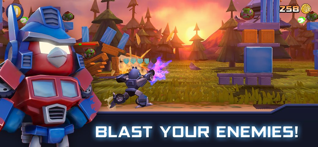 Screenshot 1: Angry Birds Transformers 4+
