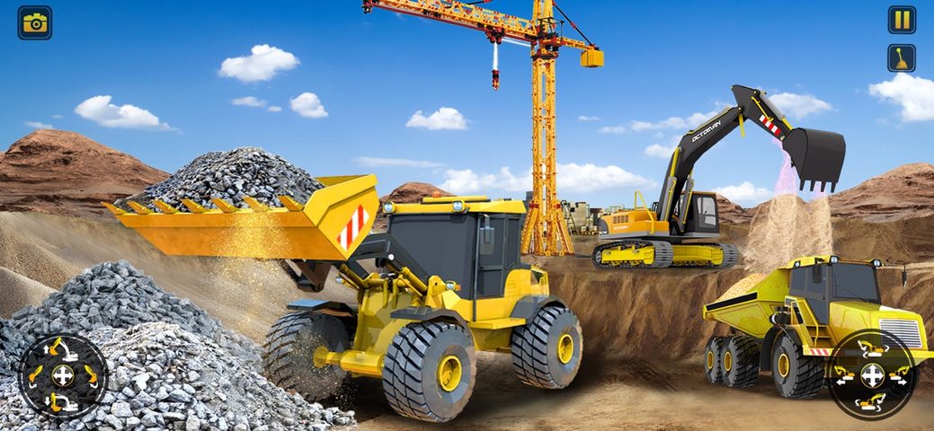 Screenshot 5: Construction Excavator Game 3d 4+