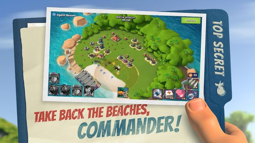 Screenshot 1: Boom Beach