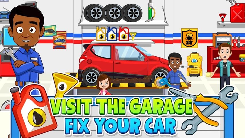 Screenshot 3: My Town: Car Repair - Mechanic