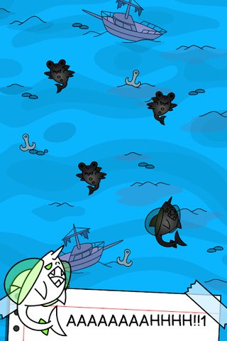 Screenshot 3: Shark Evolution: Idle Game