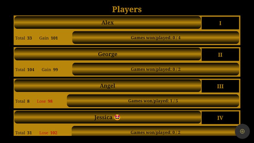 Screenshot 23: Poker Up and Down (scoreboard)