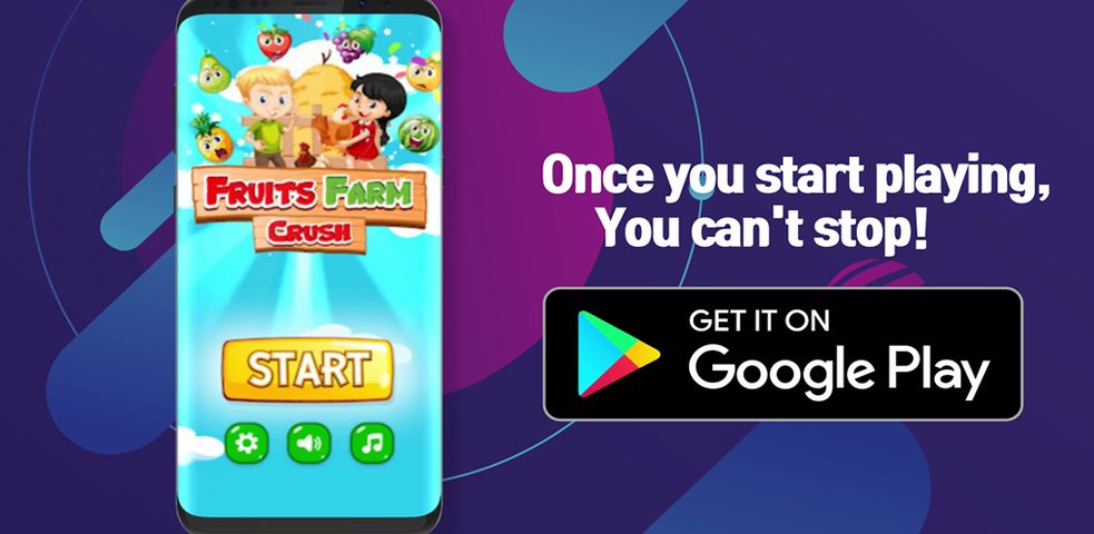Screenshot 1: Fruits Farm Crush 2020