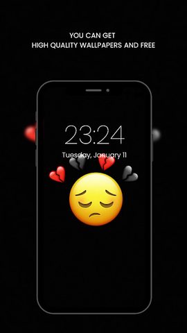 Screenshot 5: Cute Emoji Wallpaper HD