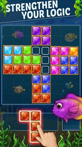 Screenshot 3: Block Ocean Puzzle 1010
