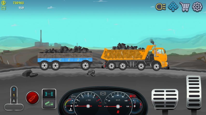 Screenshot 3: Trucker Real Wheels - Simulato