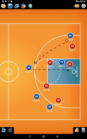 Screenshot 11: Coach Tactic Board: Basketball