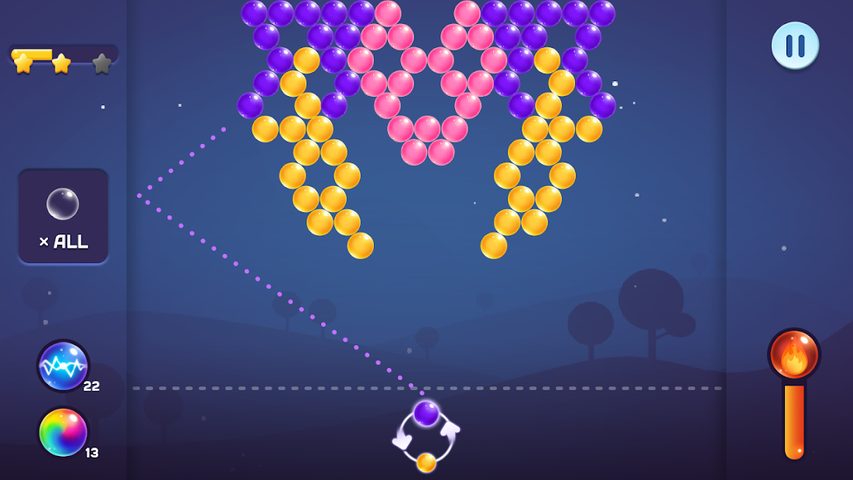 Screenshot 1: Bubble Shooter Pop Puzzle