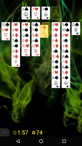 Screenshot 3: Selective Castle Solitaire