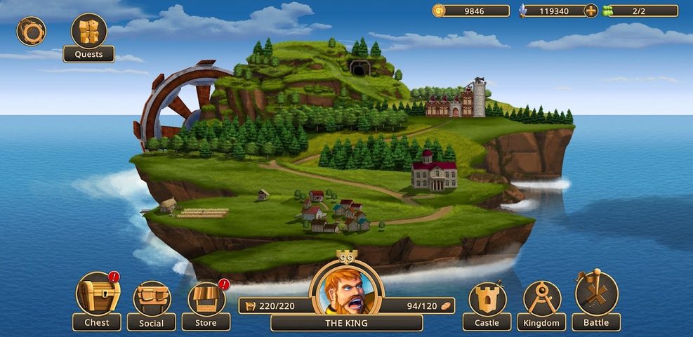Screenshot 2: Siege Castles - A Castle Defense & Building Game