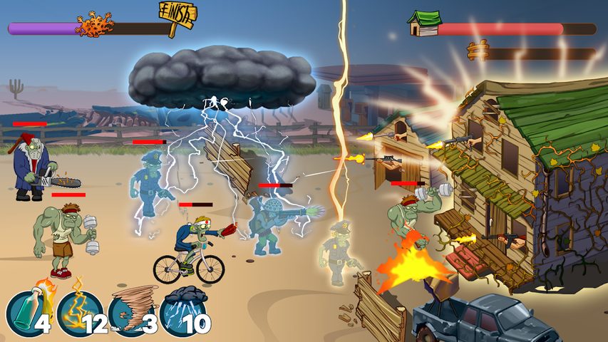 Screenshot 2: Zombies Ranch. Zombie shooting games