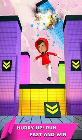 Screenshot 1: Parkour Dash Rush Mania: Running Games