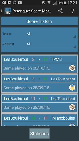 Screenshot 3: Petanque: Score Marker