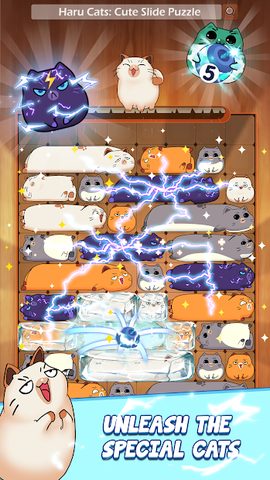 Screenshot 5: Haru Cats: Cute Sliding Puzzle