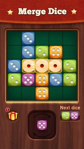Screenshot 1: Woody Dice Merge Puzzle