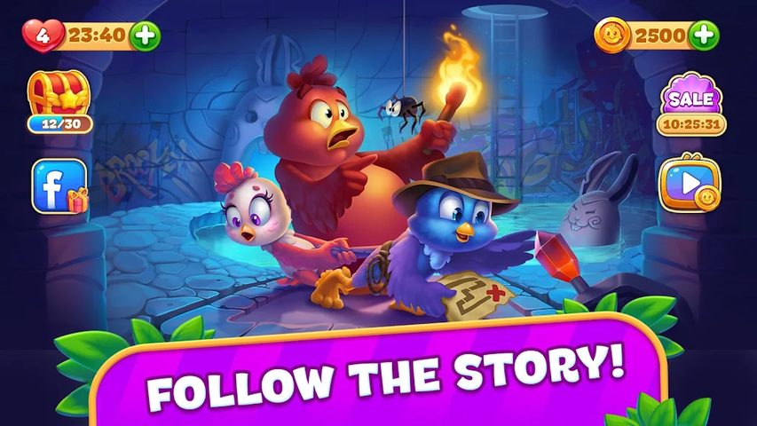 Screenshot 18: Brave Birds: Match 3 Puzzle
