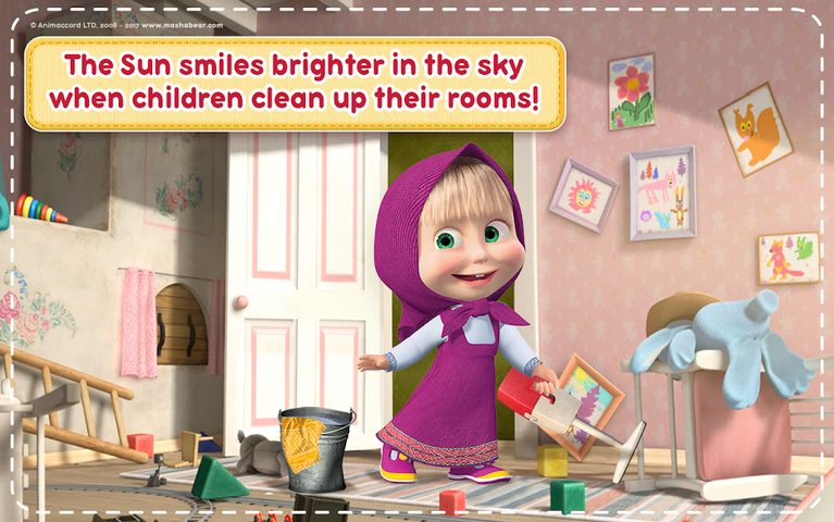 Screenshot 11: Masha and the Bear: House Cleaning Games for Girls