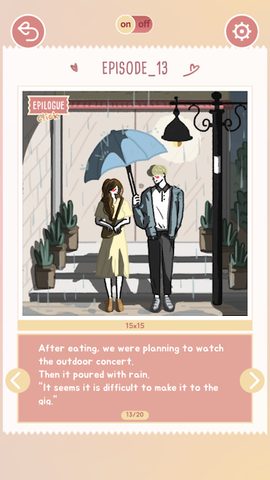 Screenshot 5: Hana's story - nonograms