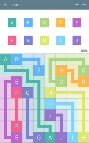 Screenshot 13: Color Pipes (Numberlink)