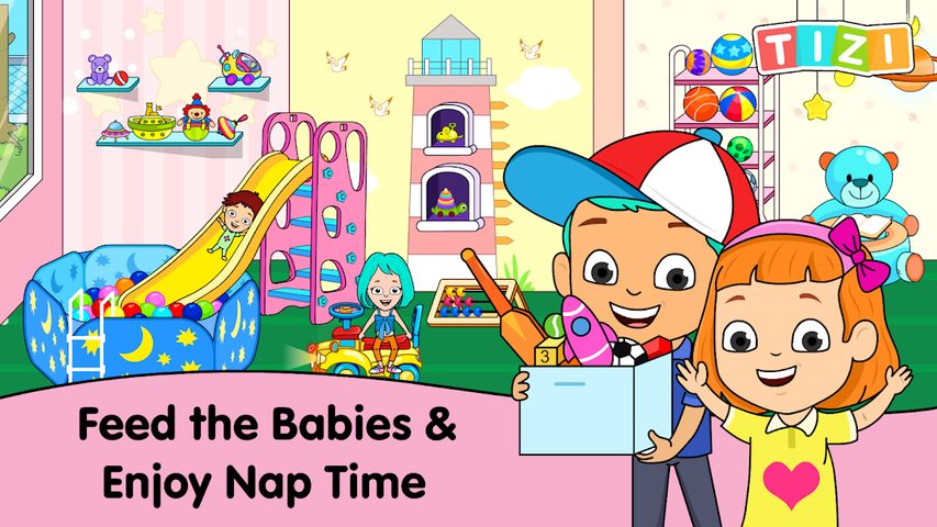 Screenshot 2: My Tizi Town - Newborn Baby Daycare Games for Kids