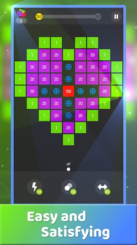 Screenshot 1: Balls Master: Brick Breaker