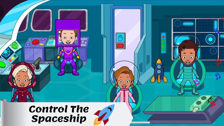 Screenshot 1: Tizi Town - My Space Adventure
