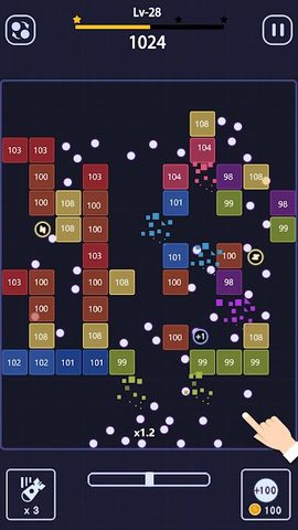 Screenshot 2: Bricks Breaker-brick game