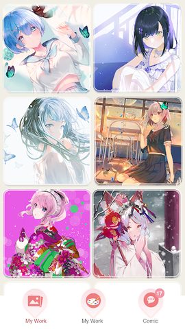 Screenshot 1: Anime Art