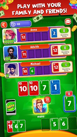 Screenshot 1: Skip-Solitaire