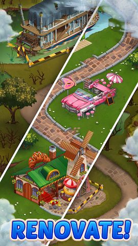 Screenshot 2: Saras Diner: Merge Farm