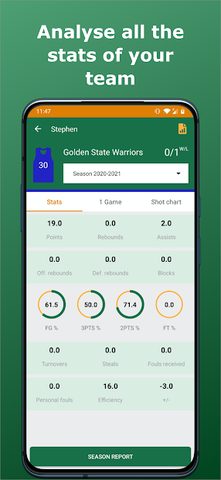 Screenshot 4: Basketball Stats Assistant