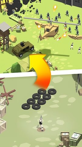 Screenshot 1: Marines Shooting 3D