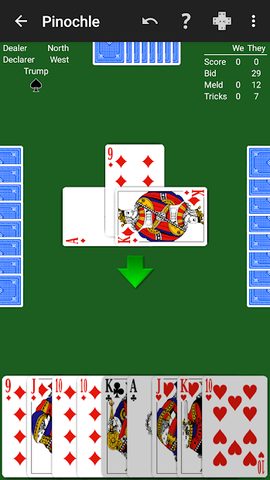 Screenshot 1: Pinochle by NeuralPlay