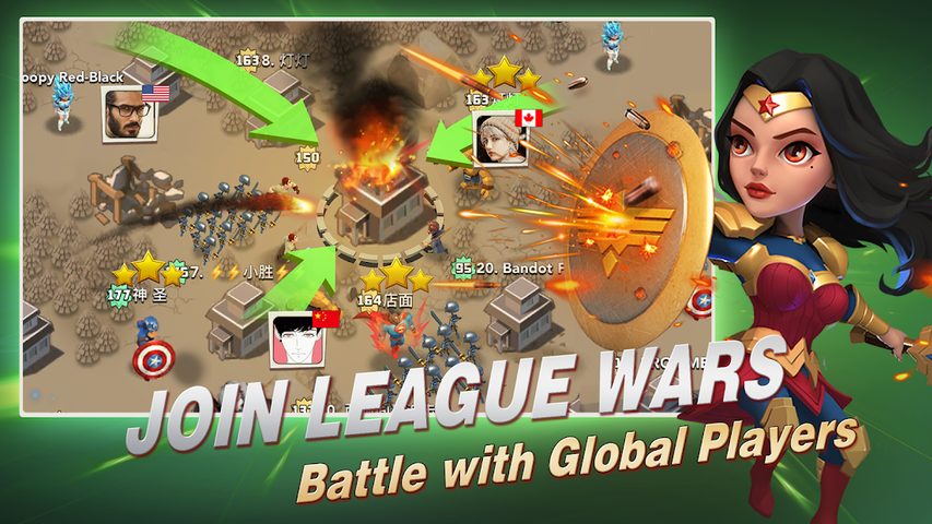 Screenshot 4: Clash of Avengers: Top Heroes Battle - Defense War