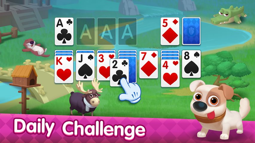 Screenshot 3: Solitaire - My Farm Friends