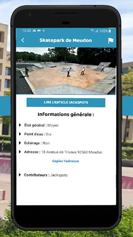 Screenshot 3: Smap - Skateparks, skate spots, pumptracks ...