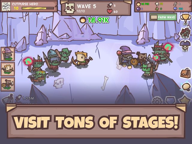 Screenshot 5: Idle Hero Defense - Fantasy Defense