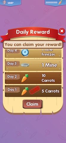 Screenshot 1: Whack a Bunny – Tap Tap Hole P