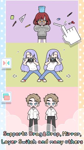 Screenshot 3: Pastel Friends : Dress Up Game
