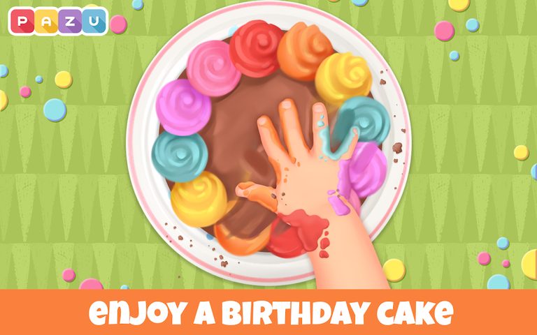 Screenshot 3: Baby Birthday Maker Game