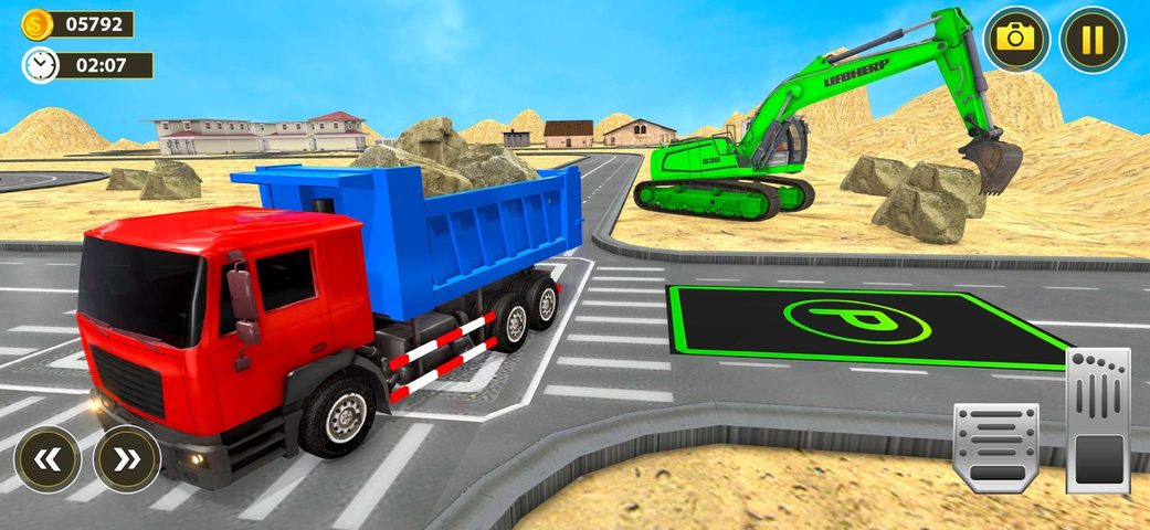Screenshot 1: Heavy Excavator Dump Truck 3D 4+