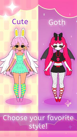 Screenshot 3: Moon's Closet dress up game