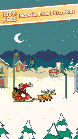 Screenshot 2: Slam Dunk Santa