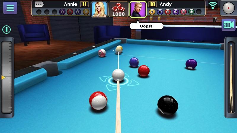 Screenshot 1: 3D Pool Ball
