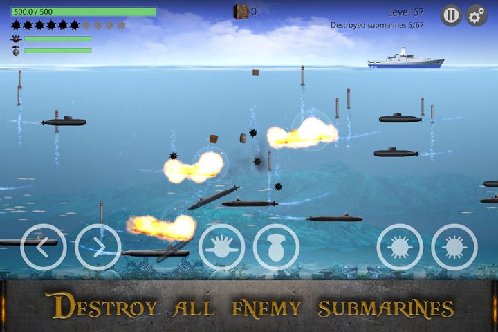 Screenshot 1: Sea Battle : Submarine Warfare