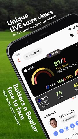 Screenshot 1: LIVE Cricket Scores app CricSmith